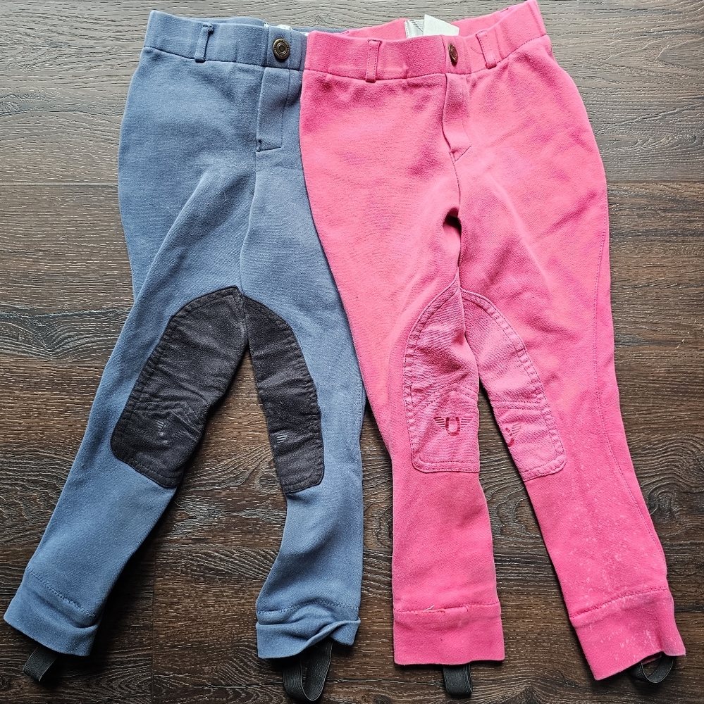 TuffRider Children's Starter Pull-On Jodhpurs, Size 6, Slate Blue